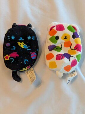 Cats vs Pickles Galacticat Black Bears vs Donuts Beanbag Plush Set of 2